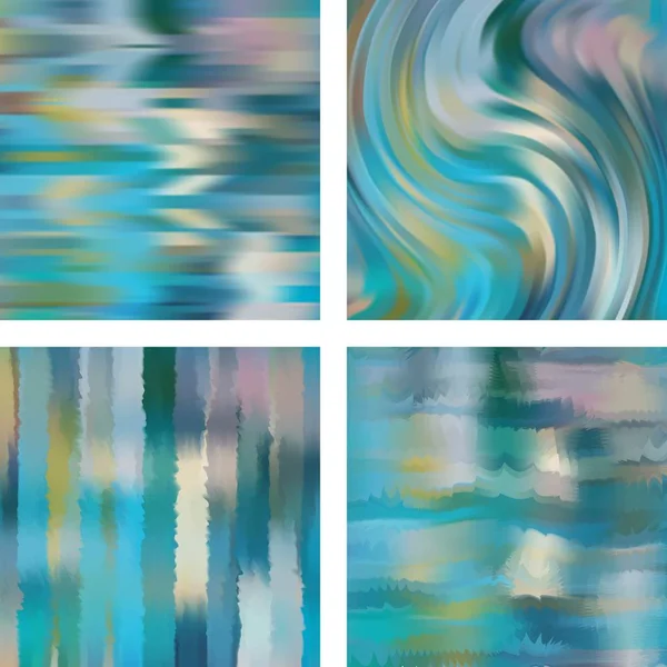 Soyut bulanık arkaplanlarla ayarlanmış. Vektör çizimi. Modern geometrik arka plan. Soyut şablon.