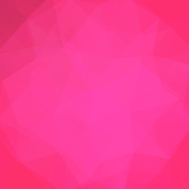 Geometrik desen, çokgen üçgenler pembe tonları arka planda vektör. İllüstrasyon model