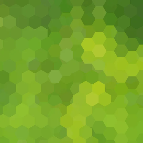 Vektorháttér Zöld Hatszögekkel Használható Borítótervezés Könyvtervezés Weboldal Háttér Vektorillusztráció — Stock Vector