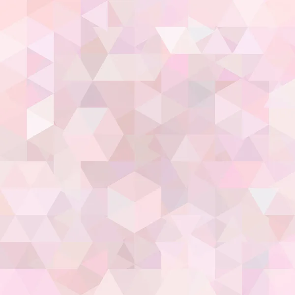 Background Made Pastel Pink White Triangles Square Composition Geometric Shapes — Stock Vector