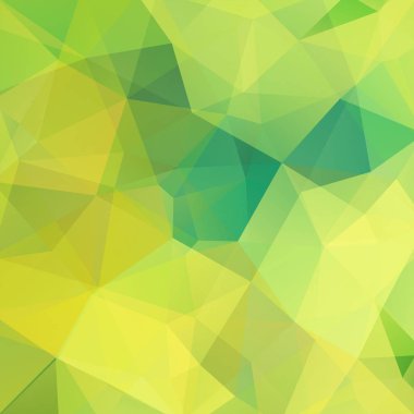 Soyut geometrik stil yeşil arkaplan. Vektör illüstrasyonu