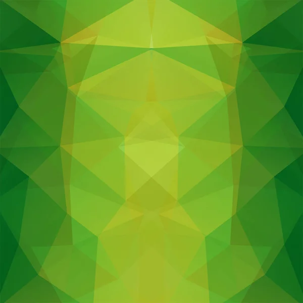 Hintergrund Geometrischer Formen Grünes Mosaik Vektor Eps Vektorillustration — Stockvektor
