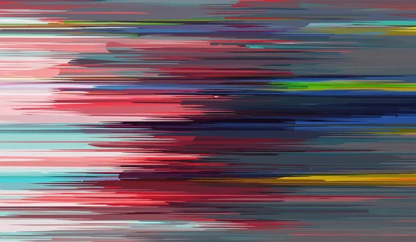 Glitch Hintergrund Vektorillustration Rosa Rot Schwarz Grün — Stockvektor