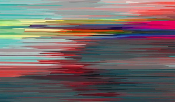 Glitch Hintergrund Vektorillustration Rosa Rot Schwarz Grün — Stockvektor