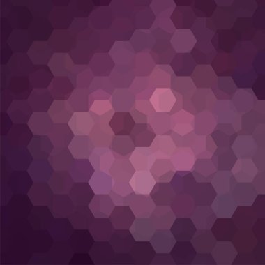 Geometrik şekillerin arka planı. Mor mozaik desen. Vektör EPS 10. Vektör illüstrasyonu
