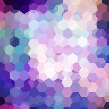 Geometrik şekillerin arka planı. Mor mozaik desen. Vektör EPS 10. Vektör illüstrasyonu