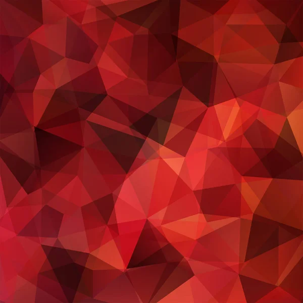 Arrière Plan Composé Triangles Rouges Marron Orange Composition Carrée Aux — Image vectorielle