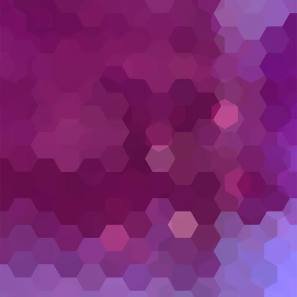 Abstrakter Hintergrund Bestehend Aus Violetten Sechsecken Geometrisches Design Für Unternehmenspräsentationen — Stockvektor