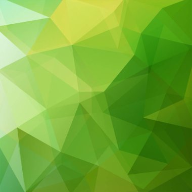 Soyut geometrik stil yeşil arkaplan. Vektör illüstrasyonu