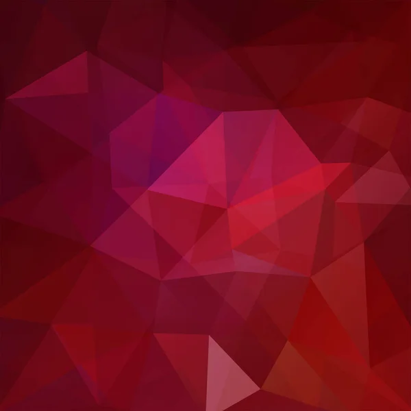 Fondo Vectorial Poligonal Abstracto Ilustración Vectorial Geométrica Roja Plantilla Diseño — Vector de stock