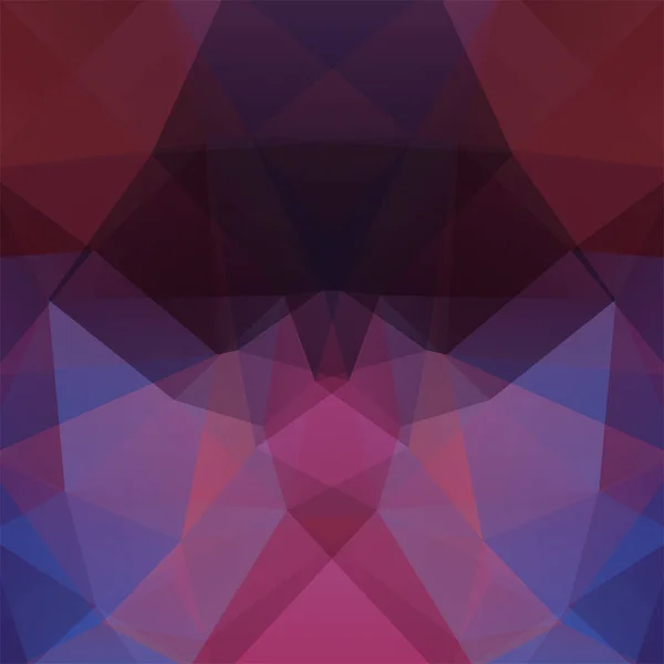 Achtergrond Gemaakt Van Paarse Bruine Driehoeken Vierkante Samenstelling Met Geometrische — Stockvector