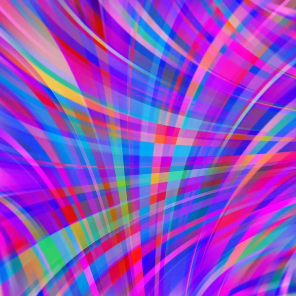 Fond Lignes Lumineuses Lisses Colorées Couleurs Rose Violet Bleu Illustration — Image vectorielle