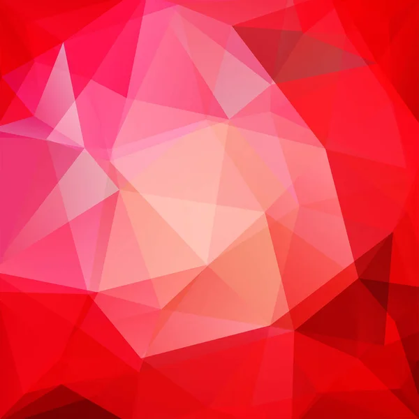 Abstract Polygonal Vector Background Red Geometric Vector Illustration Creative Design — Stock Vector