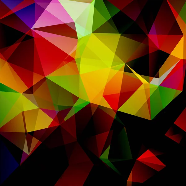 Abstrakter Polygonaler Vektorhintergrund Bunte Geometrische Vektorillustration Kreative Design Vorlage Rot — Stockvektor