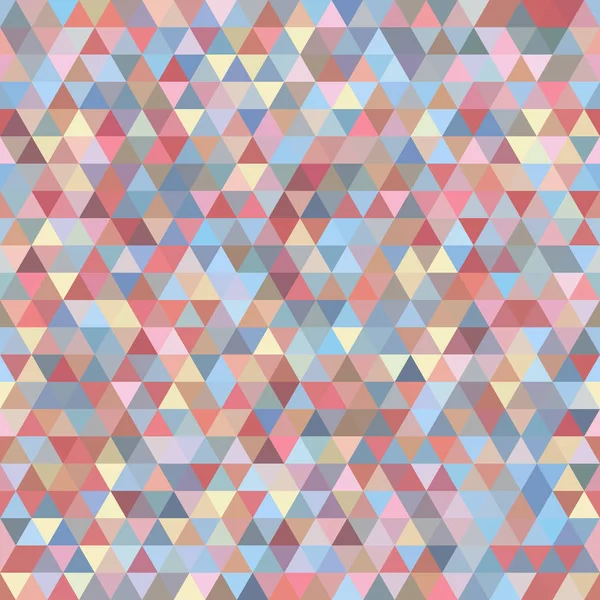 Abstract Seamless Mosaic Background Triangle Geometric Background Vector Illustration Blue — Stock Vector