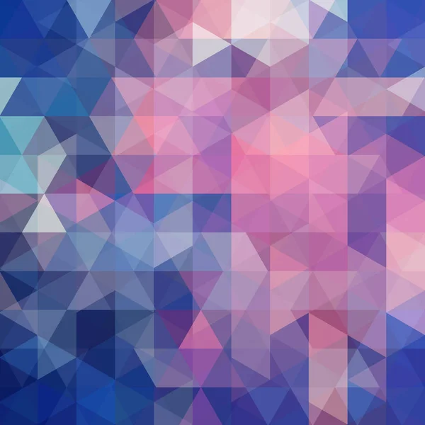 Sfondo Forme Geometriche Blu Rosa Triangolo Astratto Sfondo Geometrico Schema — Vettoriale Stock