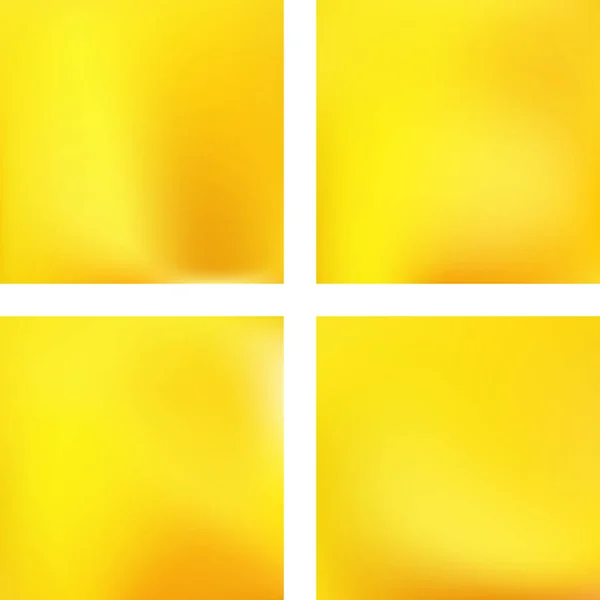 Σετ Κίτρινο Αφηρημένο Θολό Φόντο Εικονογράφηση Διανύσματος Σύγχρονο Γεωμετρικό Σκηνικό — Διανυσματικό Αρχείο
