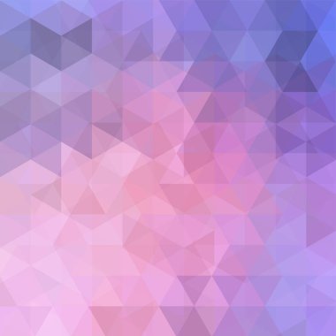 Soyut geometrik tarzı pembe arka plan. Vektör çizim