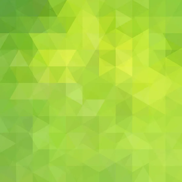 Fundo Abstrato Constituído Por Triângulos Verdes Design Geométrico Para Apresentações — Vetor de Stock