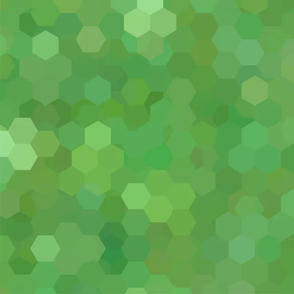 几何图案 矢量背景与六边形在绿色色调 插图图案 — 图库矢量图片