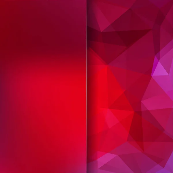 Fond Abstrait Composé Triangles Rouges Conception Géométrique Pour Les Présentations — Image vectorielle