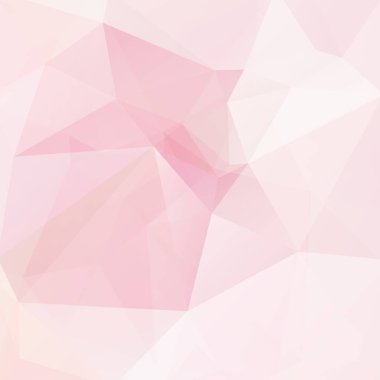 Pastel pembe üçgen oluşan arka plan. İş sunumları veya web şablonu afiş afiş için geometrik tasarım. Vektör çizim