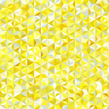 Vektör tasarım sarı üçgen ile sorunsuz arka plan. Vektör çizim