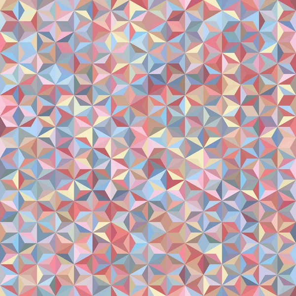 Vector Seamless Abstract Background Design Pink Blue Beige Triangles Vector — Stock Vector