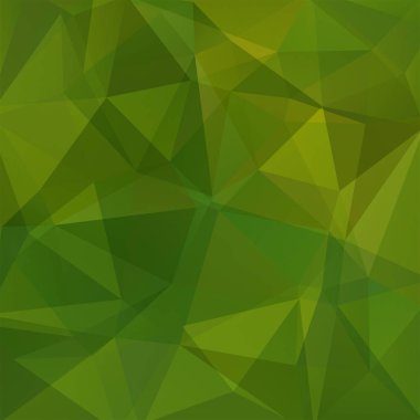 Geometrik şekillerin arka planı. Yeşil mozaik desen. Vektör EPS 10. Vektör illüstrasyonu