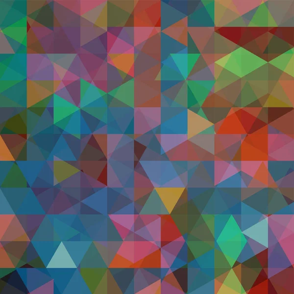 Abstrakte Bunte Mosaik Hintergrund Dreieck Geometrischer Hintergrund Designelemente Vektorillustration — Stockvektor