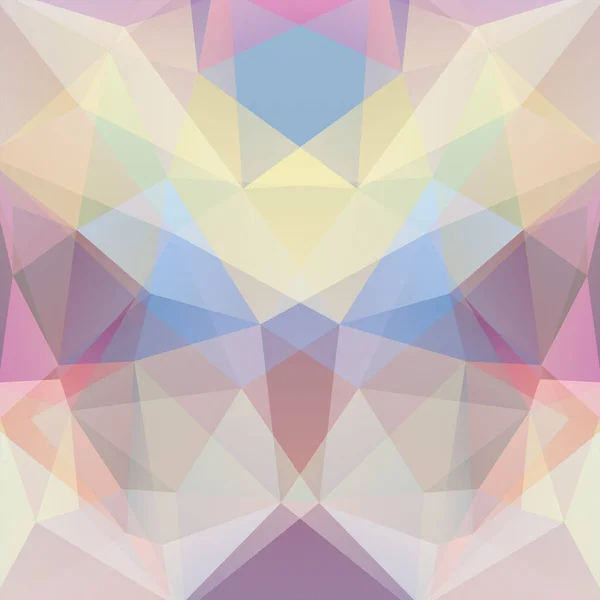 Fondo Abstracto Mosaico Fondo Geométrico Triangular Elementos Diseño Ilustración Vectorial — Archivo Imágenes Vectoriales