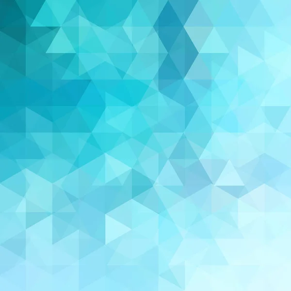 Hintergrund Der Blauen Geometrischen Formen Abstraktes Dreieck Geometrischer Hintergrund Mosaikmuster — Stockvektor