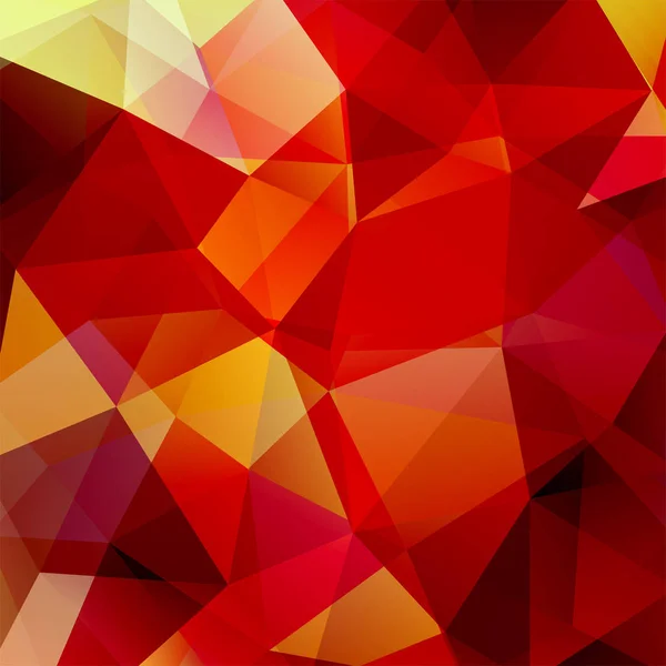 Abstract Polygonal Vector Background Red Geometric Vector Illustration Creative Design — Stock Vector