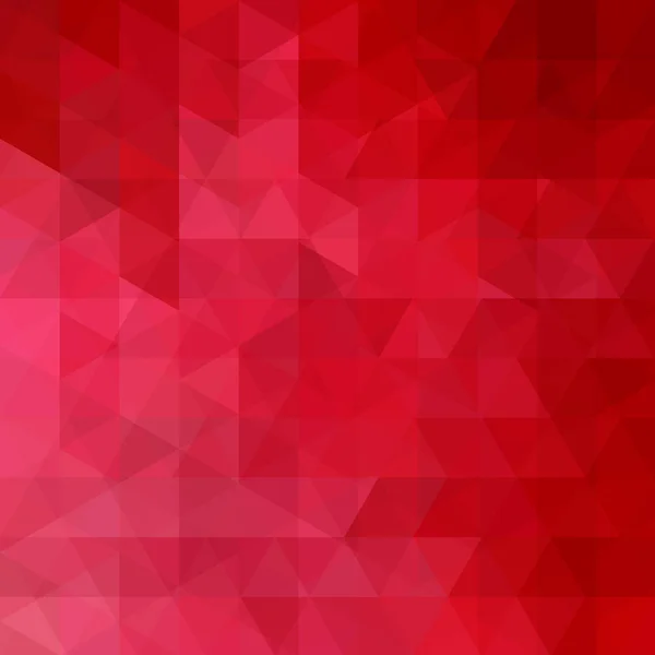 Geometrický Vzor Trojúhelníky Vektorové Pozadí Počtu Červených Tónů Vzor Obrázku — Stockový vektor