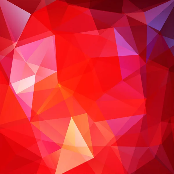 Фон Красных Треугольников Квадратная Композиция Геометрической Формы Eps — стоковый вектор