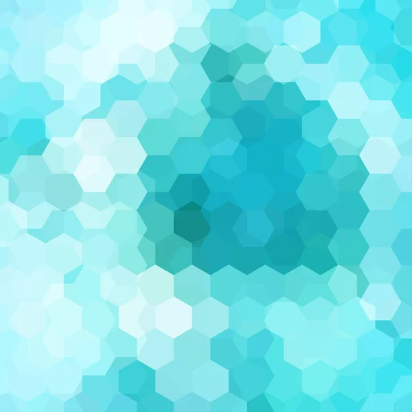 Абстрактный Фон Состоящий Синих Белых Шестиугольников Геометрический Дизайн Бизнес Презентаций — стоковый вектор