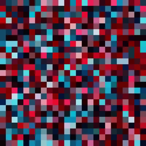 Fundo Abstrato Sem Costura Com Vermelho Azul Preto Quadrados Brancos — Vetor de Stock