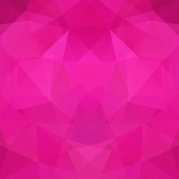 Abstraktní Růžová Mozaika Pozadí Geometrické Pozadí Trojúhelníku Designové Prvky Vektorová — Stockový vektor