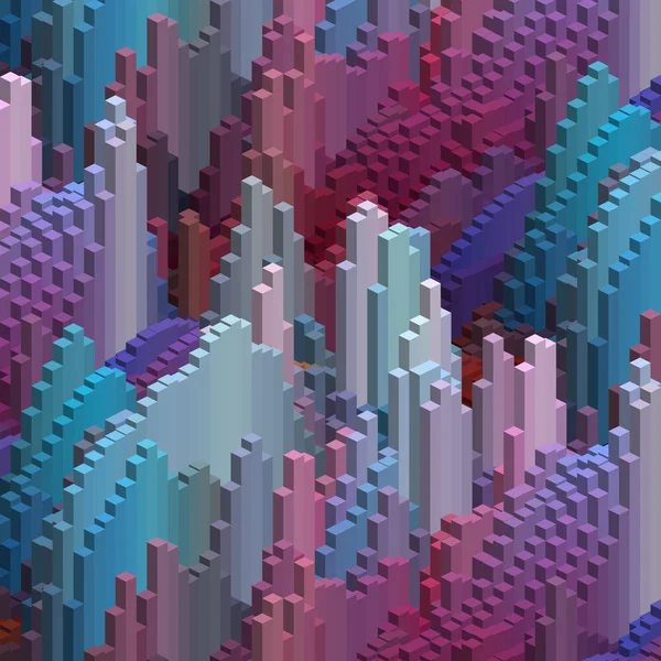 Abstrakter Hintergrund Mit Würfeln Vektor Eps Blau Rosa Lila Farben — Stockvektor