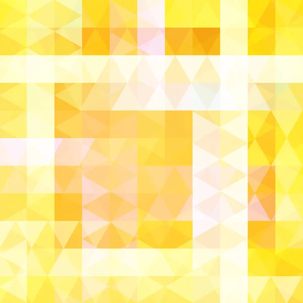 Абстрактний Фон Складається Жовтих Білих Трикутників Геометричний Дизайн Бізнес Презентацій — стоковий вектор