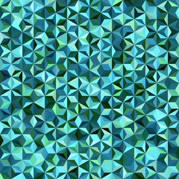 Vector Seamless Abstract Background Design Blue Green Triangles Vector Illustration — Stock Vector