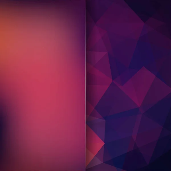Fond Abstrait Composé Triangles Violets Bruns Conception Géométrique Pour Les — Image vectorielle