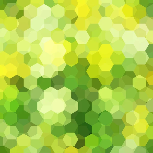 绿色的六边形组成的抽象背景 为业务演示文稿或 Web 模板横幅传单的几何设计 矢量图 — 图库矢量图片