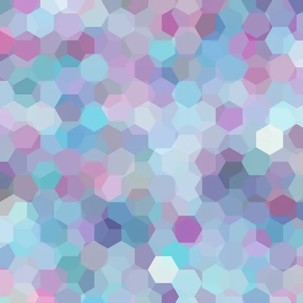 背景由蓝色 粉红色 灰色六边形制成 具有几何形状的正方形组合物 Epps — 图库矢量图片