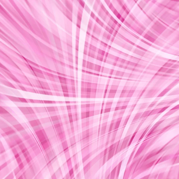 Ilustración Vectorial Fondo Abstracto Rosa Con Líneas Curvas Luz Borrosa — Vector de stock