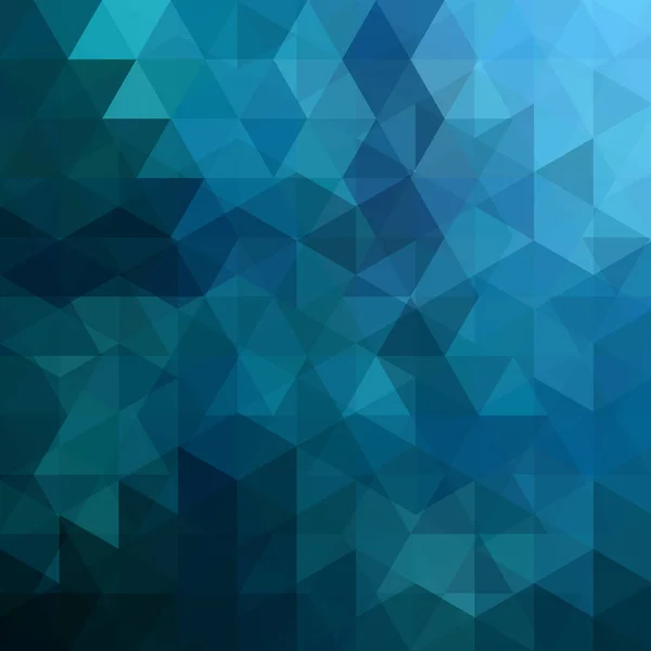 Abstrakter Mosaikhintergrund Dreieck Geometrischer Hintergrund Designelemente Vektorillustration Dunkelblaue Farbe — Stockvektor