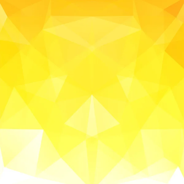 Fond Abstrait Composé Triangles Jaunes Blancs Conception Géométrique Pour Les — Image vectorielle