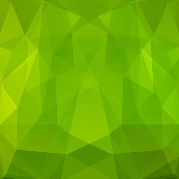 Abstrato Fundo Mosaico Verde Fundo Geométrico Triangular Elementos Design Ilustração — Vetor de Stock