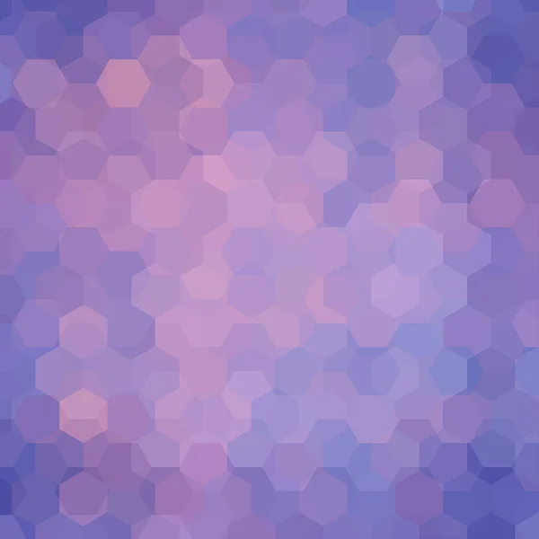 Abstraktní Pozadí Která Skládá Modré Purpurové Šestiúhelníků Geometrický Design Pro — Stockový vektor