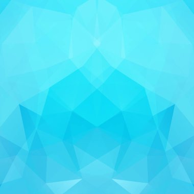 Soyut geometrik tarzı mavi arka plan. Vektör çizim